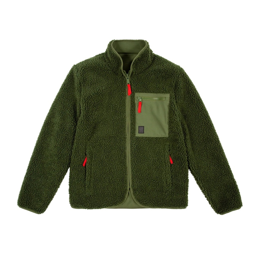 Topo Design Men's Reversible Sherpa Fleece Jacket-M'L